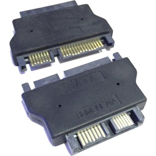 SATA 22 pin 22p male to ODD slimline SATA 13 pin male CD-ROM convertor adapter