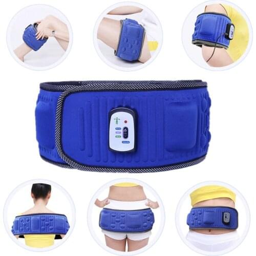 Portable Electric Vibrating Slimming Belt Fitness Massager Lose Weight Fat Burning Abdominal Muscle Waist Trainer