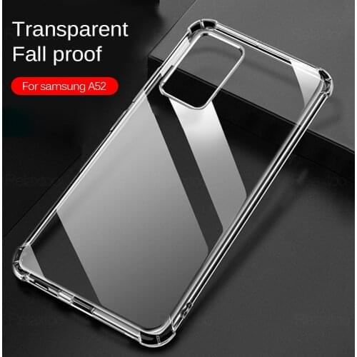 Transparent Shockproof Soft Case For Samsung Galaxy A52 A72 5G Sumsung Samung A 52 72 A526B A726B Protecion Phone Covers Fundas