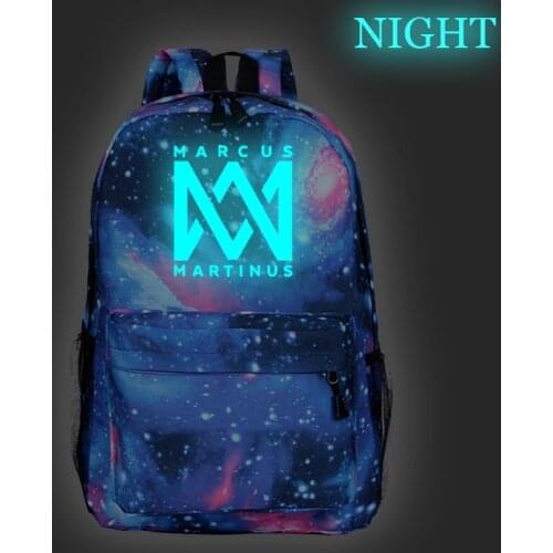 Beautiful Marcus Martinus Women Luminous Travel Shoulder Backpack Students Boys Girls Rucksack Fashion Teens School Book Mochila