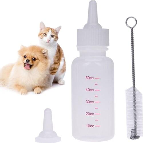 Puppy Cat and Dogs For Pet Baby Bottle Set