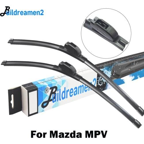 Buildreamen2 Car Wiper Blade Rubber Windshield Wiper For Mazda MPV Van 1994-2016