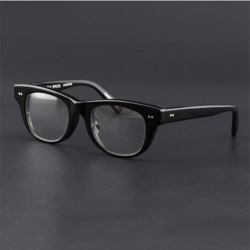 Vazrobe Vintage Eyeglasses Frames Male Full Rim Thick Glasses Men Black Tortoise Nerd Eyewear Spectacles for Optical Lens