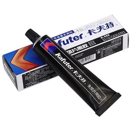 Kafuter high quality 55g K-586 black Waterproof Resistant to oil Resist high temperature sealant