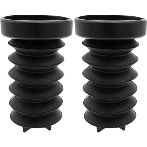 1 Pcs Motorcycle Black Rubber Rear Fork Cover Shock Absorber Cover For Harley Touring Street Electra Glide Road King 1997-2013