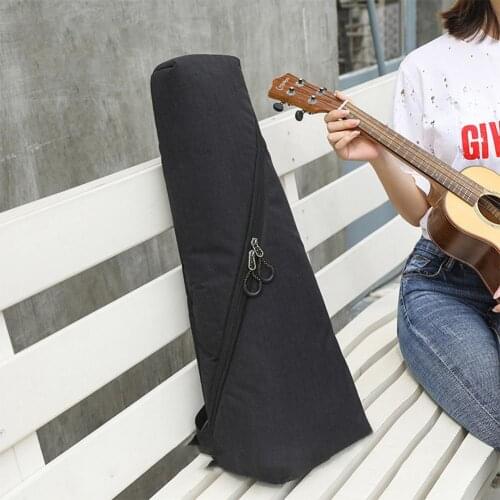 2018 New Simple Ukulele Double Shoulder Bag 21/23/26 Inch Hawaii Guitar Ukulele Backpack Nylon Waterproof With Inside Pocket