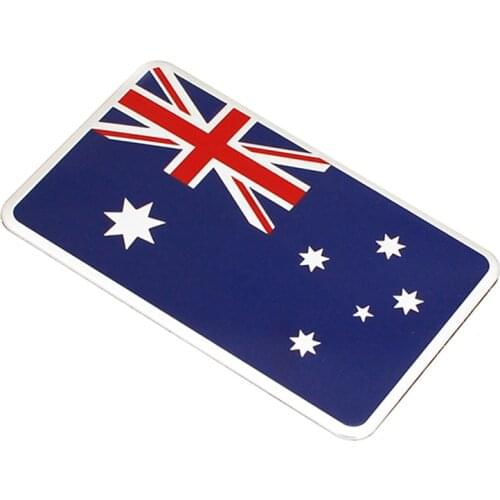 8*5CM Aluminum Car Badge Accessories for Flag of Australia Logo Auto Emblem Sticker for Jaguar Infiniti Subaru Skoda Renault BMW