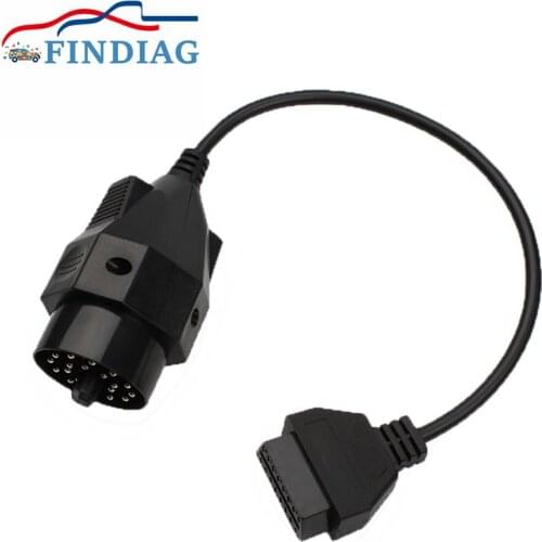 Adapter for BMW 20 pin to OBD2 16 PIN Female Connector e36 e39 X5 Auto Diagnostic Tool for BMW 20 pin to16 pin Extension Cable