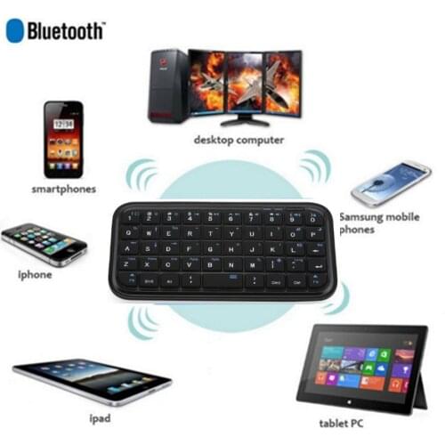 Mini Bluetooth Keyboard 3.0 For Pro Macbook Wireless Keyboard Portable Ultra-thin Keyboard Keypad with 49 Keys For Phone Laptop