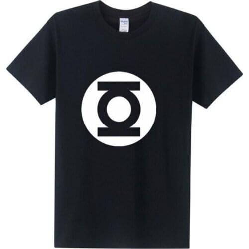 New Green Lantern t shirt Men The Big Bang Theory T-shirt Top Quality Cotton Sheldon Cooper Super heroT Shirts Men