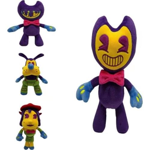 20cm Bendy Plush Toys Game Horror Bendy & Boris & Alice Angel Plush Dolls Soft Stuffed Plushie Toys for Children Birtyday Gifts