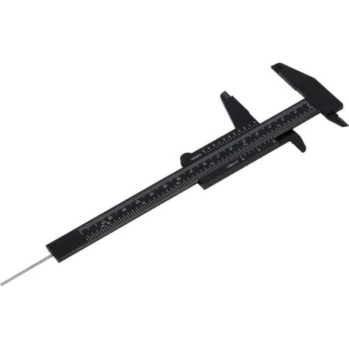 Eyelash Measuring Tool Plastic Vernier Calipers Eyebrow High Accurate Mini Ruler 0-150mm Makeup Bilateral Measurement Tools 1mm