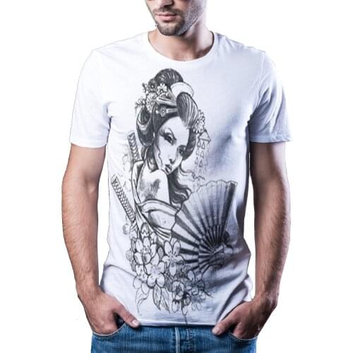 Summer 2020 New Culture Fresh Printing T-Shirt Natural Casual T-Shirt Hip Hop Short Sleeve Short Sleeve T-Shirt Street 3d Printi