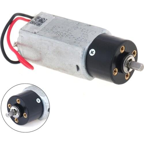 DC 3V 1313RPM 165 MA Micro Motors High Speed Mute Large Torque 180 Planetary Geared Motor Reduction Ratio 1:6