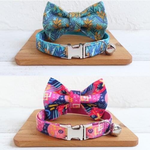 Personalized Engraved Collar ID Name Custom Puppy Cat Collars with Bell Adjustable Small Dogs Puppy Collar