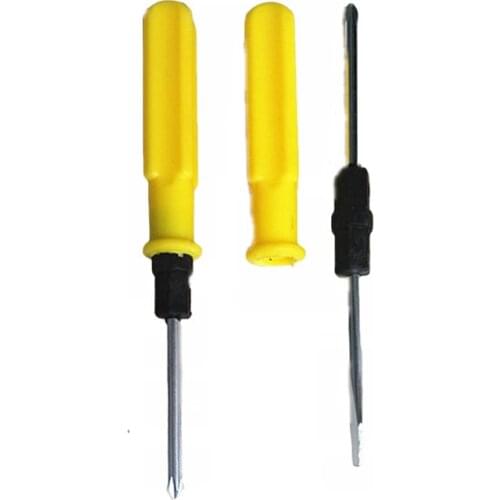 Dual Purpose Screwdriver Kit Set Small Portable Screw Driver Yellow Handle Repair Hand Tools Precision Car Repair pen Word Cross