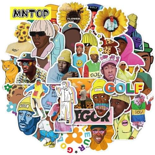 10/30/50Pcs/set Rapper Singer Tyler The Creator Graffiti Stickers For Refrigerator Motorcycle Skateboards Guitar Laptop Luggage