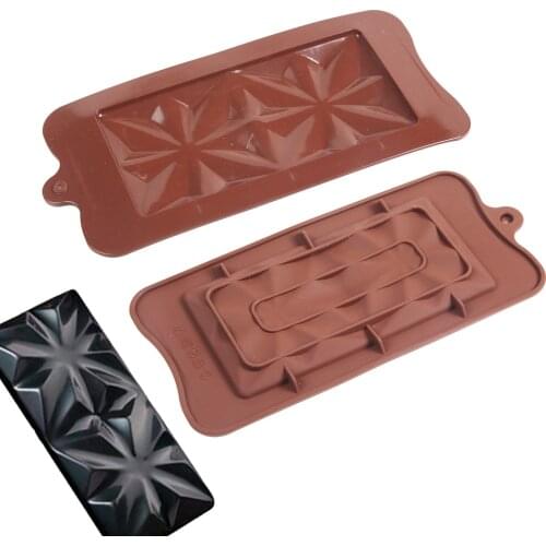 New Silicone Chocolate Mold Square Baking Tools Non-Stick Silicone Cake Mould Jelly Candy 3D DIY Molds Kitchen Accessories