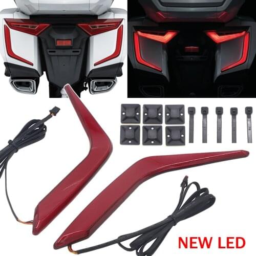 NEW LED Rear Saddlebag Accents Motorcycle Accessorie For Honda Gold Wing GL1800 2018 2019 2020 2021 Goldwing GL1800