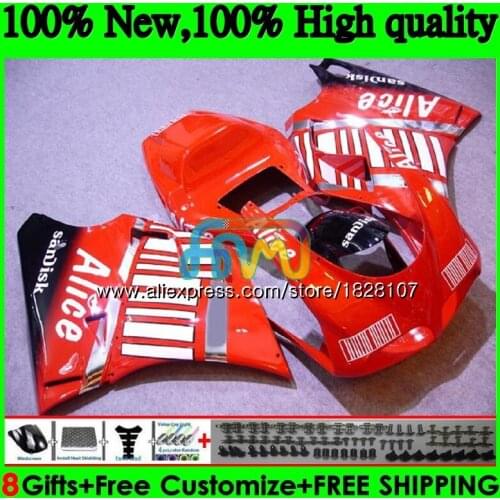 748 853 For DUCATI 916 996 94 95 96 97 98 99 02 71BS.17 998 Red white top S R 1994 1995 1996 1997 1998 1999 00 2001 2002 Fairing