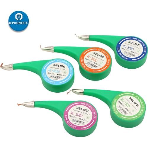 Desoldering Braid Solder Remover 1.5-3.5mm 2M Desoldering Wick Wire Solder Remover Wick Non-Clean Tin Strip Soldering Wire