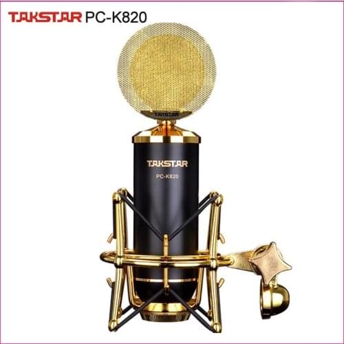 Original Takstar PC-K820/PC K820 Side-address Recording Microphone For Professional Studios Stage Performances Instruments