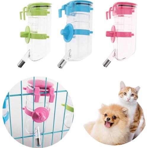 Pet Water Feeder No Drip Cage ing Automatic Drinking Bottle for Puppy Cat Dog
