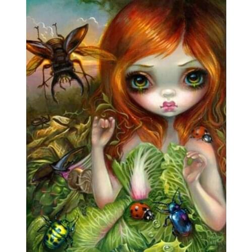 Full Square/Round 5D DIY 3D Diamond Embroidery Cartoon Girl Princess Diamond Painting Kit Cross Stitch Mosaic Decor Gift