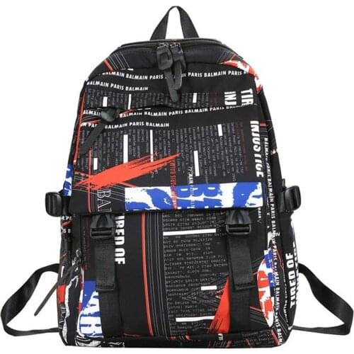 Casual Backpack High School and College Students Men and Women Backpacks 2021 Spring New Korean Student Bag
