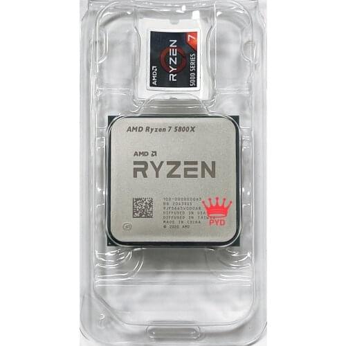 AMD Ryzen 7 5800X R7 5800X 3.8 GHz Eight-Core 16-Thread CPU Processor 7NM L3=32M 100-000000063 Socket AM4 New but without cooler