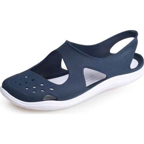 Woman Sandals Summer Soft Flats Slip-on Female Casual Jelly Shoes Hollow Outdoor Platform Beach Footwear New Women Sandals