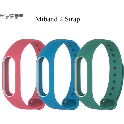 Replacement mi band 2 strap with white ring and 2 color wrist strap miband 2 band belt for xiaomi miband with fashion style