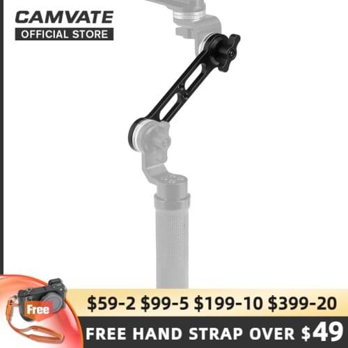 CAMVATE Versatile Extension Arm (152mm long) With Double-ended ARRI Rosette Mount M6 Thread For DSLR Camera Shoulder Mount Rig