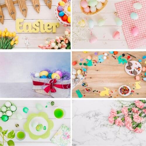 SHENGYONGBAO Vinyl Custom Photography Backdrops Prop scenery+ Flower and Wooden Planks Photography Background 190117SK-0015