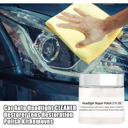 Car Headlight Restorer Scratches Stains Headlight Scratches, Stains, Crystal Plating, Refurbishment Cleaning Agent Paste 2021