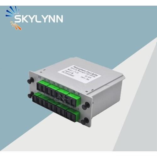 High Quality 1x16 SC/APC LGX Fiber Optic Splitter, Module Type 1*16 SC/APC Insert Type Splittter For FTTH Box