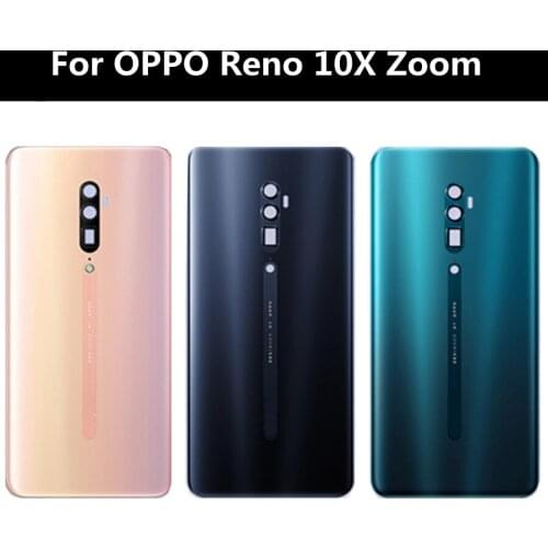 For Oppo Reno 10X Zoom Back Cover Battery Housing Door Glass Case Shell For OPPO Reno 10X zoom Battery Cover