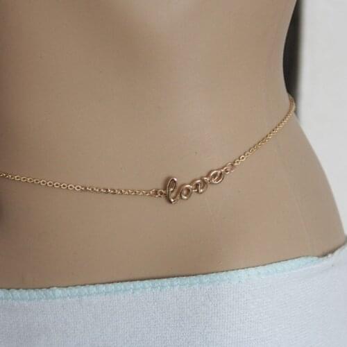 Elegant Waist Women Bikini Imitation Beach Sexy Chains Dangle Belly Button Chain Navel Piercing Ring Body Jewelry Waist Chain