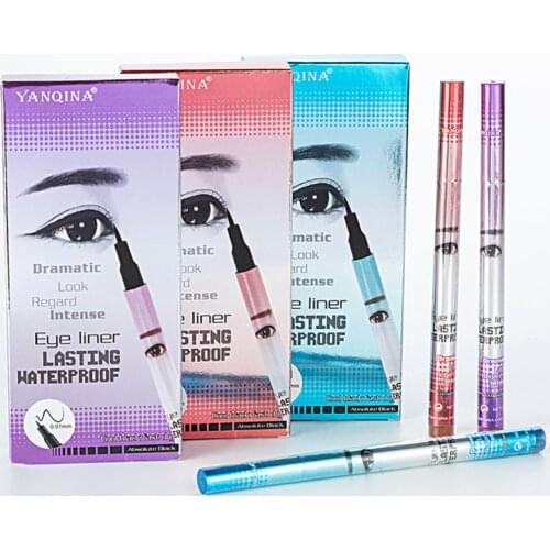 1pc Quick-dry Eyeliner Waterproof No Smudge Make Up Eye Marker Lady Beauty Eyeliner Cosmetic Beauty Fashion New 2021 TSLM1
