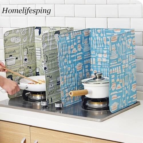 1Pcs Kitchen Cooking Frying Oil Splashing Protection Gas Stove Oil Removal Rust Kitchen Guard Against Stove Oil Splash Plate