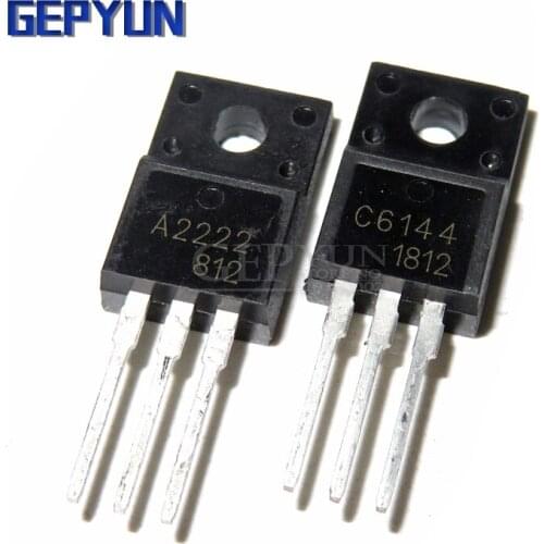10PCS 2SA2222 2SC6144 5PCS A2222 + 5PCS C6144
