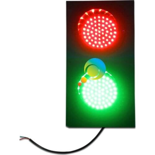 DC12V Shopping mall indicate signal light customized 125mm red green full ball LED traffic light