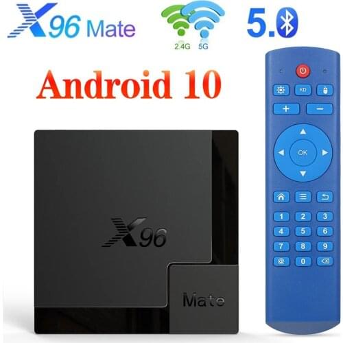 2020 X96 Mate TV Box Android 10 Allwinner H616 4GB 32 64GB Smart TV Box Media Player 2.4G/5G wifi HD Set-top Box