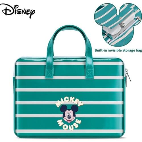 2021 Original Disney Mickey Minnie Laptop Bag Case for Macbook Air Pro 13 14 15.6 Laptop Sleeve Waterproof Bag For Dell Lenovo