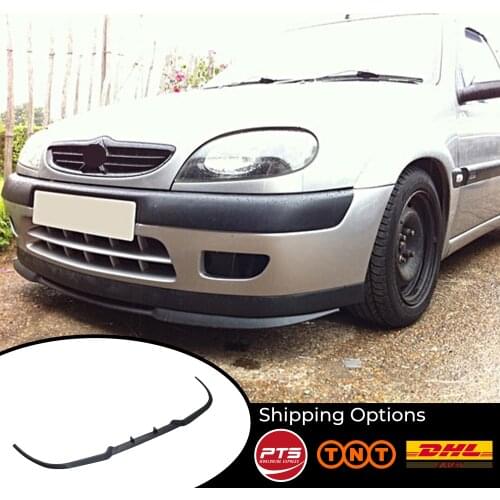 For Citroen SAXO 1996-2004 CUPRA R FRONT SPOILER BUMPER LIP Euro Spoiler Lip Universal 3 pcs Body Kit