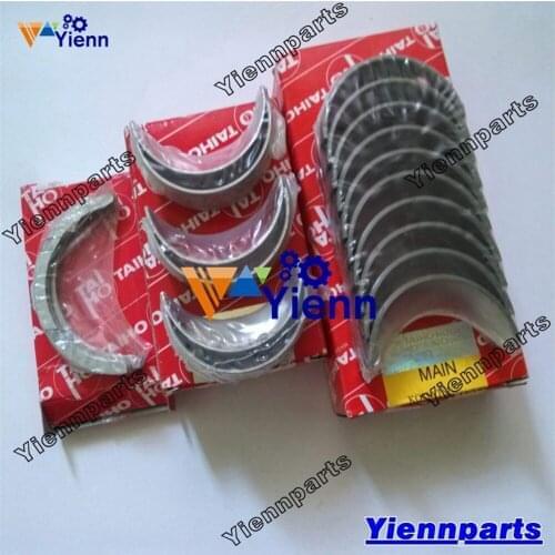 3D84 3D84N-2A 3D84N-2AA Crankshaft And Connect Rod Bearing Set For Komatsu Engine WA30-3 WA30-5 Loader Repair Parts