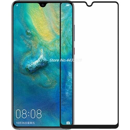 5D 9H Full Cover Black Tempered Glass for Huawei Mate 20 X Protective Film Glass for Huawei Mate 20X Full Glue Screen Protector