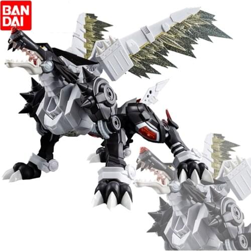 Bandai Digimon Adventure Black MetalGarurumon PB FRS Figure-rise Assembly Collectable Anime Model Toys Kids Birthday Gift 13CM