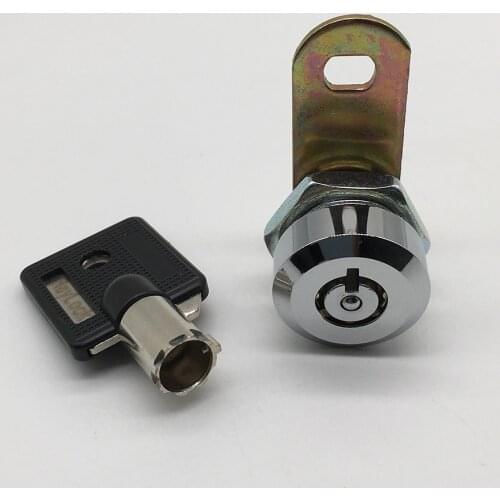 RAYLOCK 10 Pieces 11mm M12 Lock House 90 Degrees Rotation Cylinder Case Cabinet Showcase Door Lock