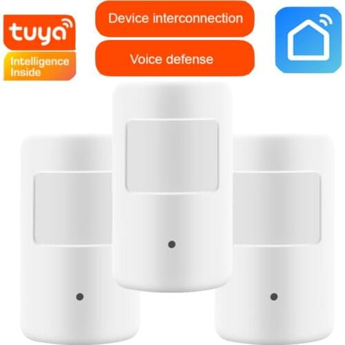 3pcs Tuya Zigbee Human Body PIR Motion Sensor Wireless Infrared Detector Security Smart Life Works With Alexa Google Home New